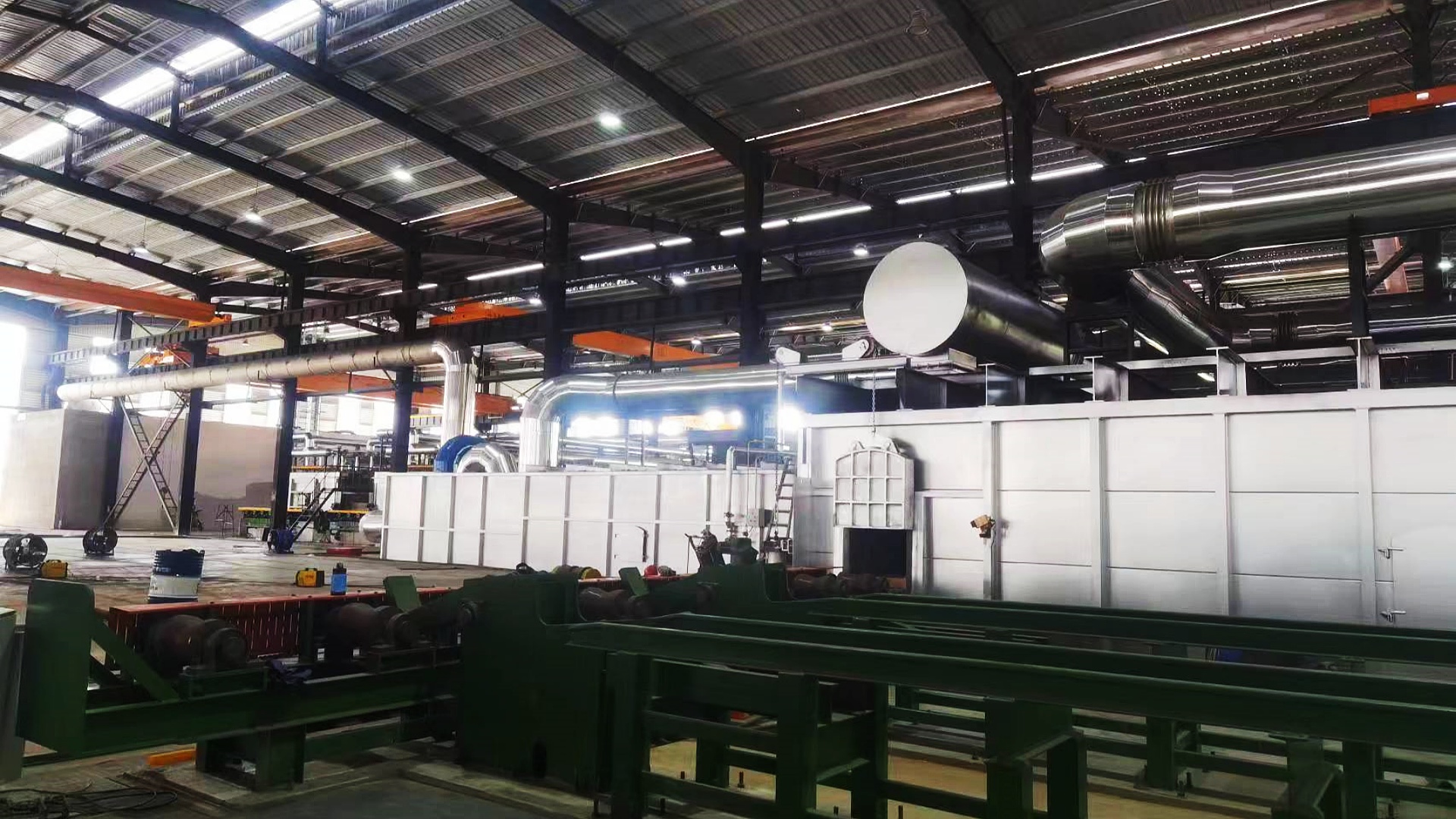 24*7.5m天然氣步進底式固溶爐